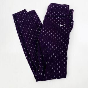Nike Purple Reflective Spotted Leggings